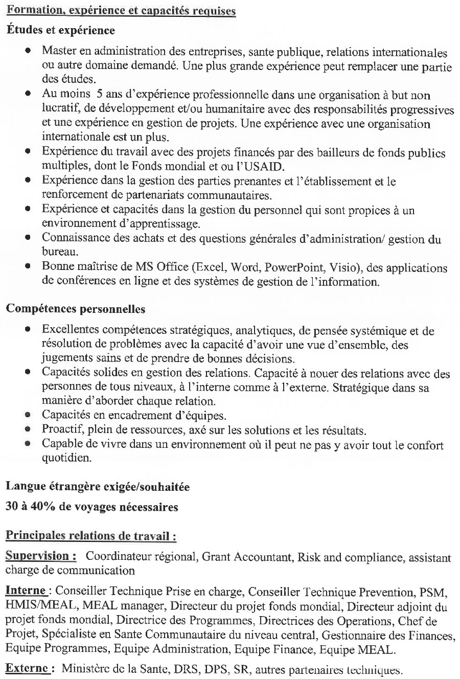 Offres d'emploi en guinée Conakry p3