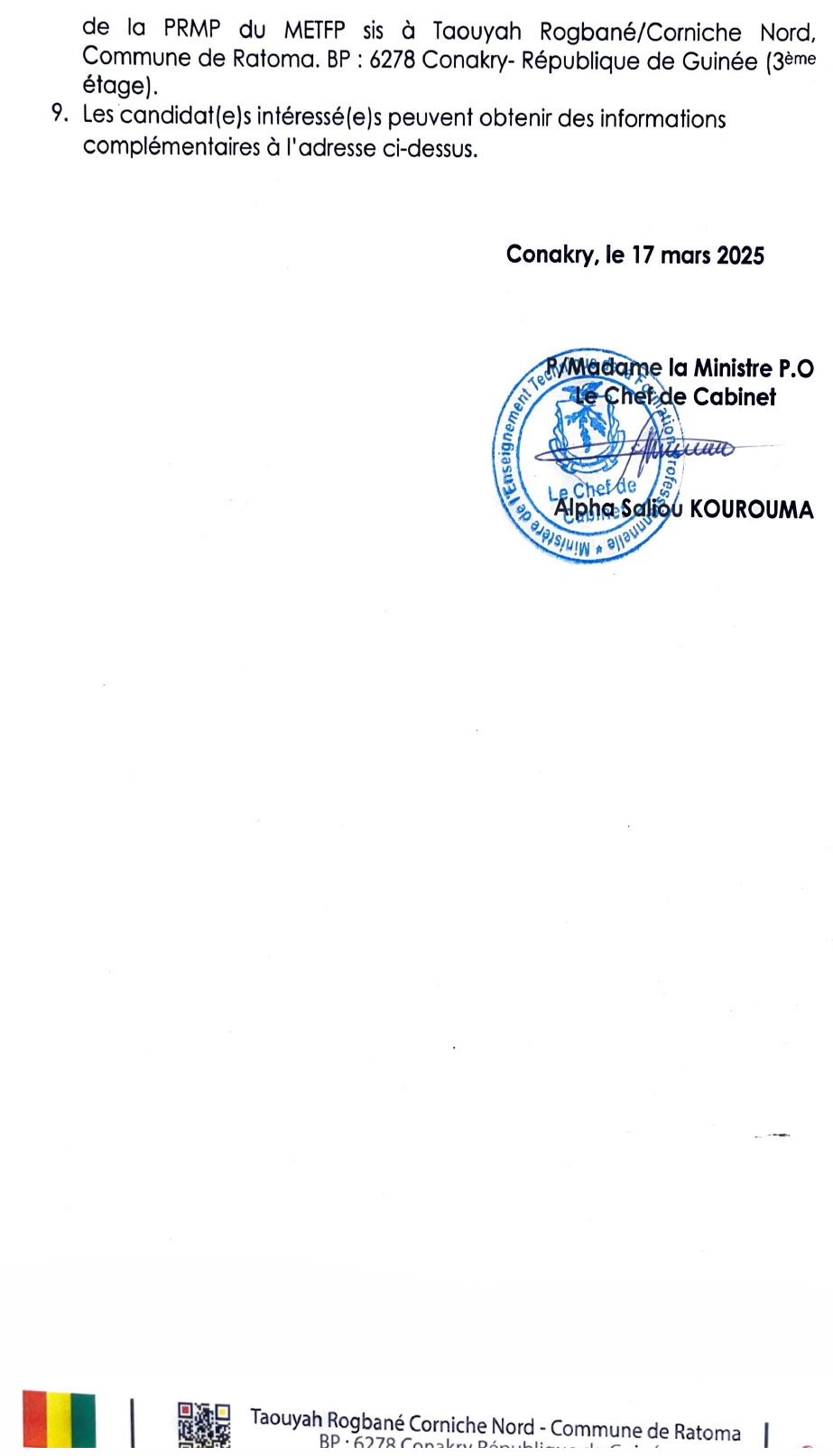 Recrutement Des Consultants (Cabinets/Firmes) Pour Relancer La Filière Mode : Tissage, Teinture, Texture Et Couture (TTTC) | Page 3