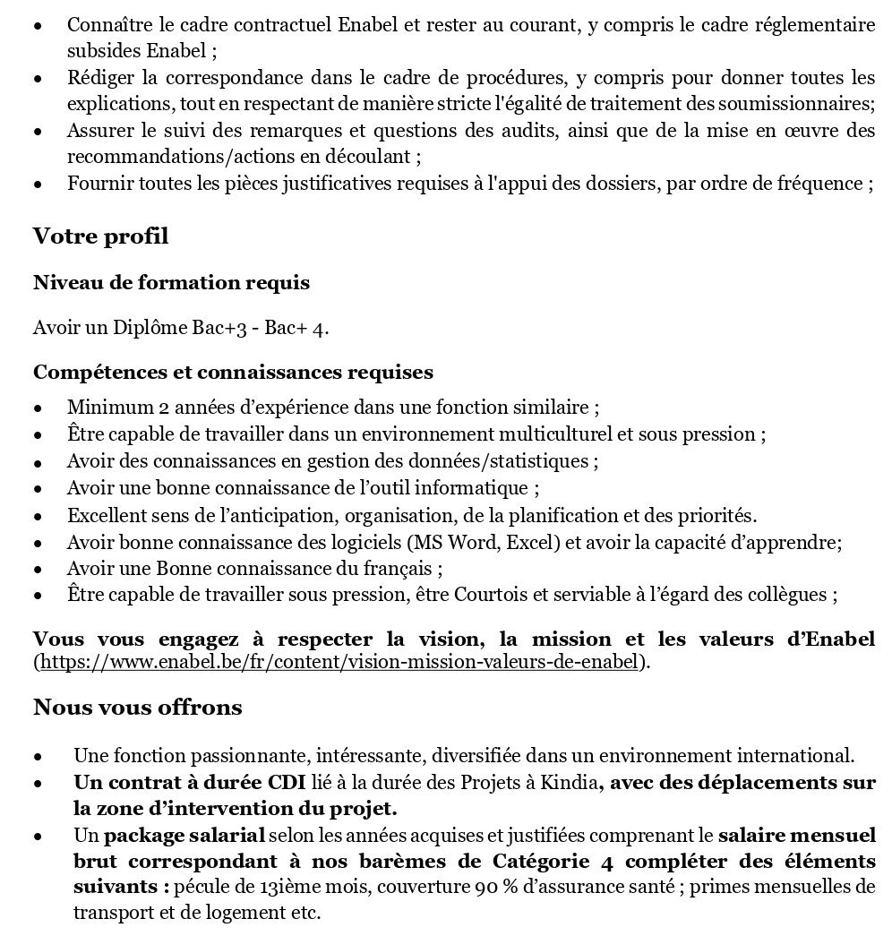 Avis de recrutement d'un Acheteur (euse) public (h/f/x) – Guinée | Page 2