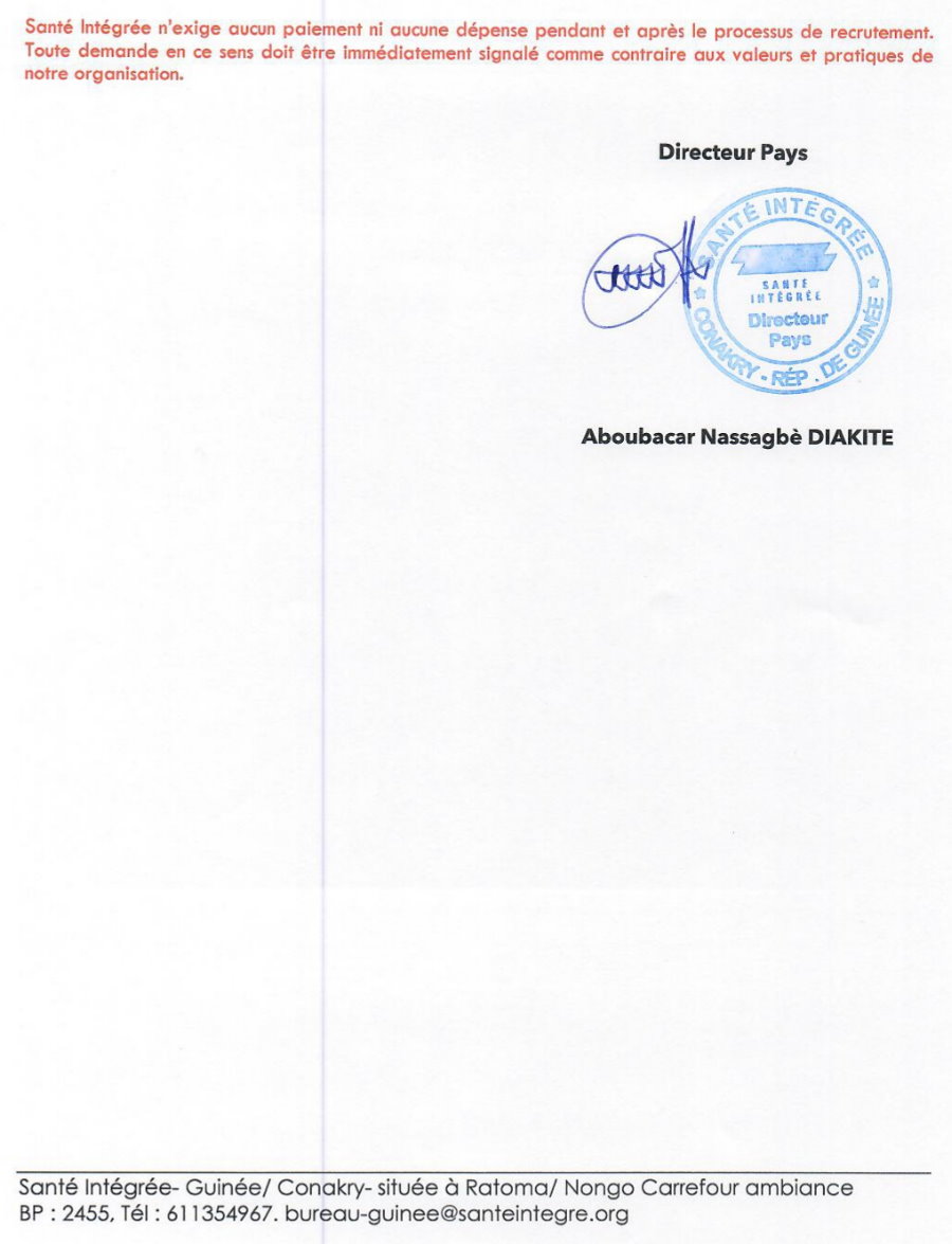  Avis de recrutement d'un Chauffeur | Page 5