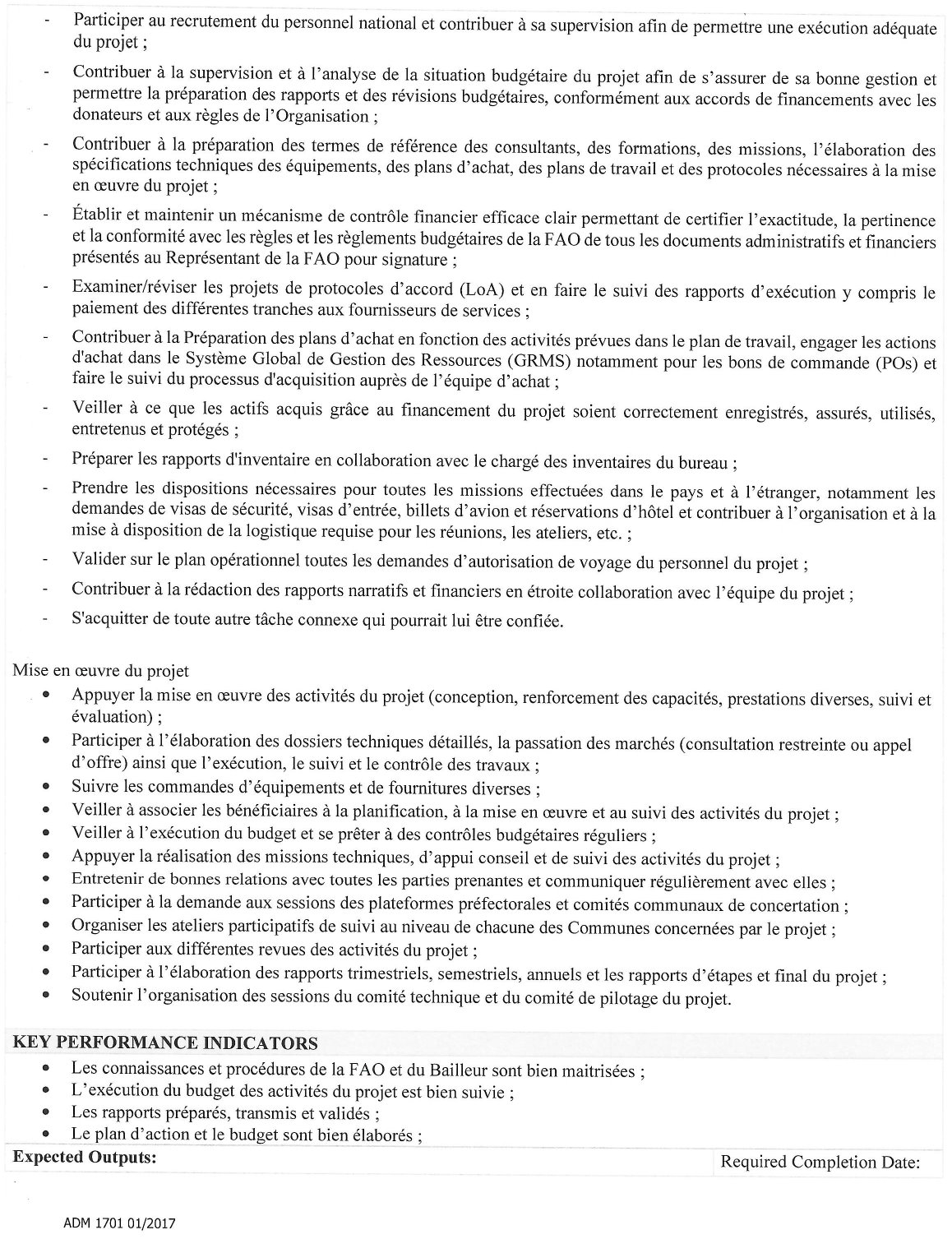 Recrutement D'un Chargé Des Opérations Du Projet | Page 2