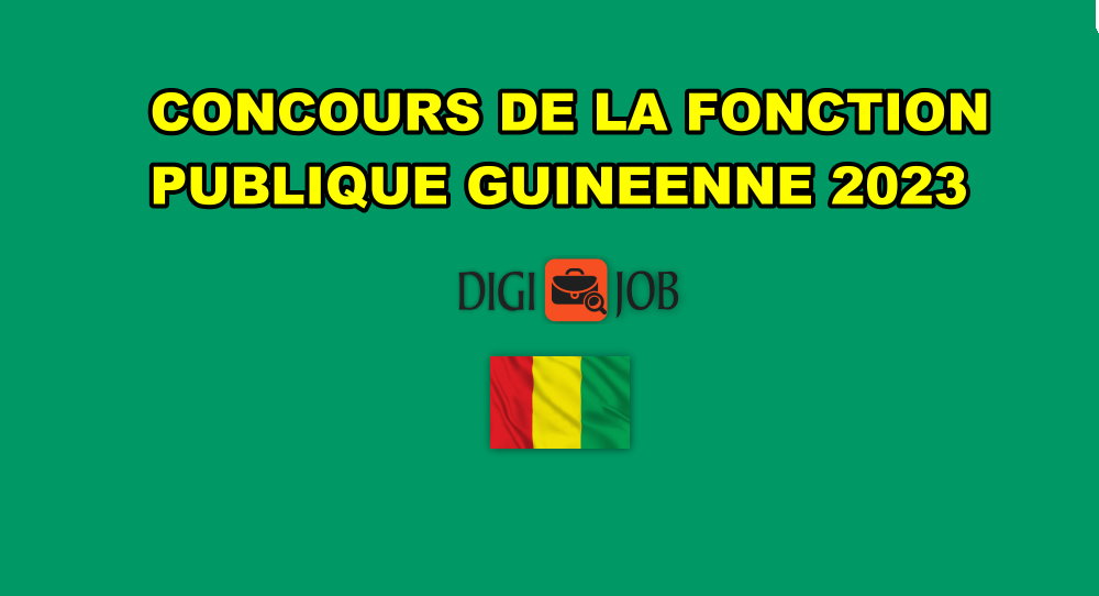 Inscription au Concours de la fonction publique en guinée Session 2023