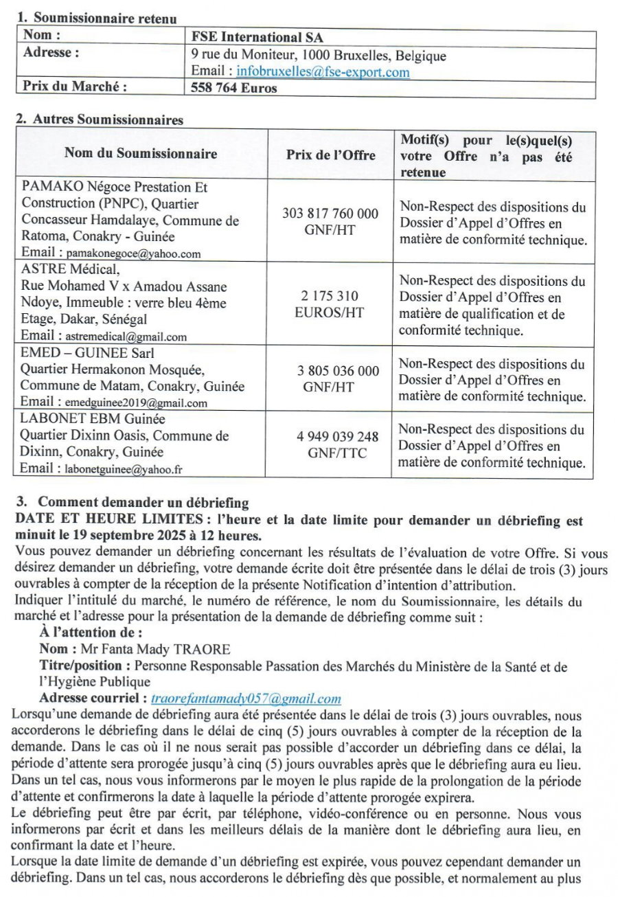 PUBLICATION NOTIFICATION D'INTENTION D'ATTRIBUTION | Page 2