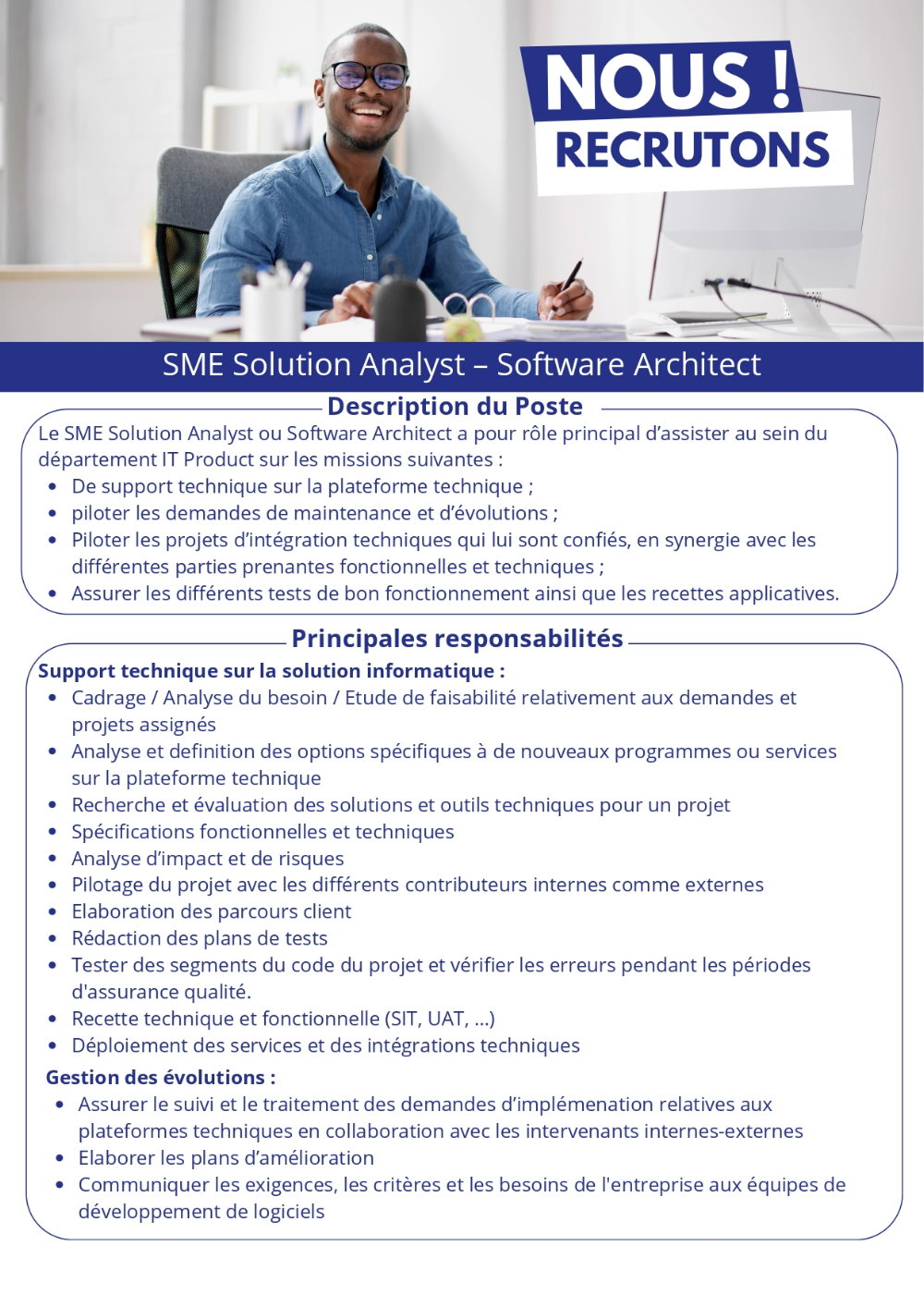 SME Solution Analyst – Software Architect | Page 1