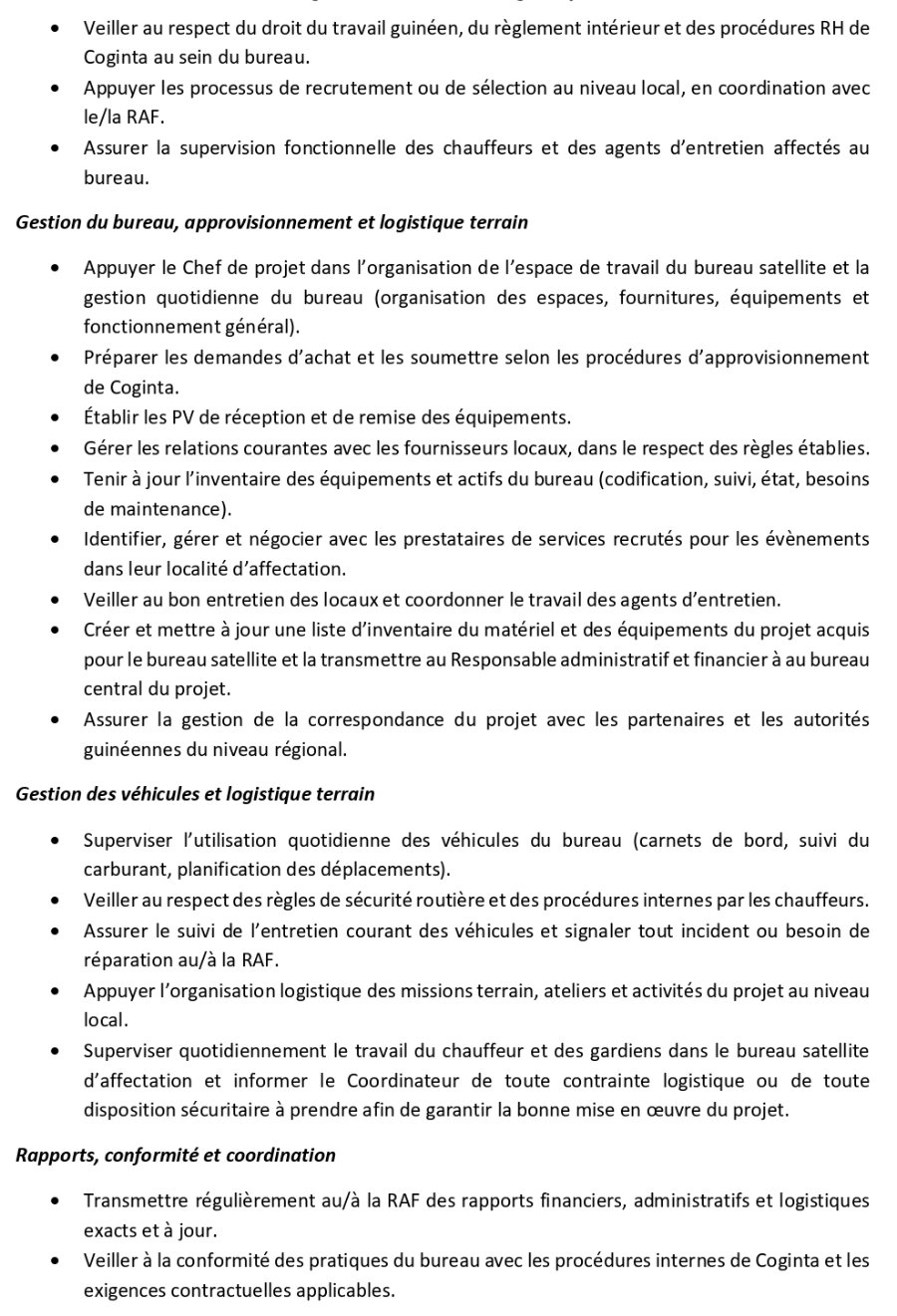 Recrutement De Deux Assistant Administratif et Financier | Page 3