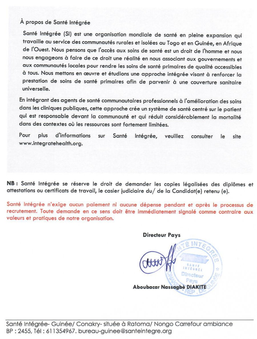 Avis de recrutement d'un(e) Assistant(e) de la Communication et Développement  | Page 5